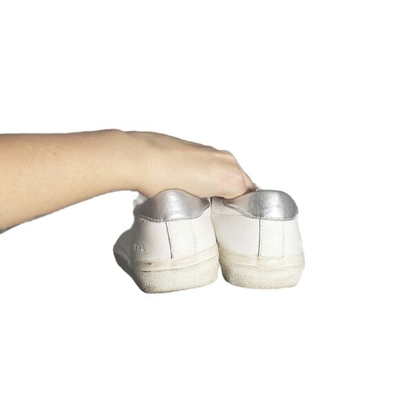 Madewell White Leather Low-top Lace-up Sneakers Size 8.5 - Picture 7 of 10